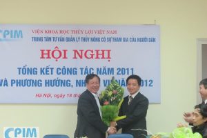 Lễ công bố Quyết định bổ nhiệm tân phó giám đốc Trung tâm tư vấn PIM, Viện Khoa học thủy lợi Việt Nam