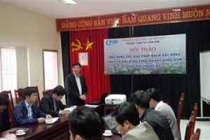 Hội thảo “Ứng dụng các giải pháp KHCN xây dựng thủy lợi nội đồng phục vụ xây dựng NTM vùng Bắc Trung Bộ”