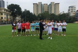 Giao hữu bóng đá nội bộ chào xuân Đinh Dậu 2017 của Trung tâm PIM